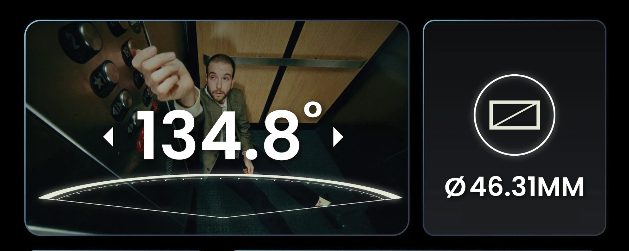 Obiektyw Laowa VV 9 mm T5,8 Cine - Arri PL - prezentacja kąta widzenia